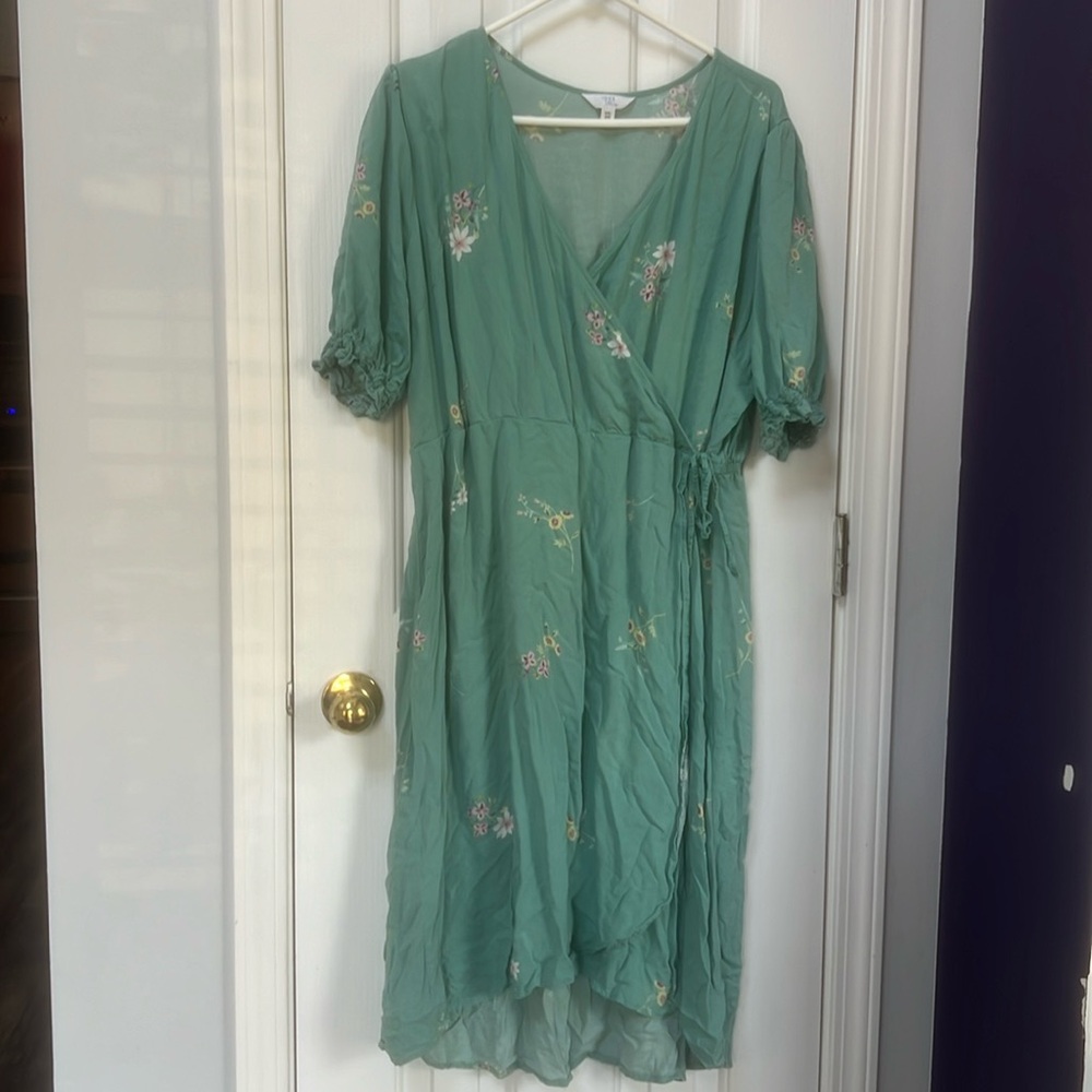 Time and Tru XXL Mock Wrap Dress